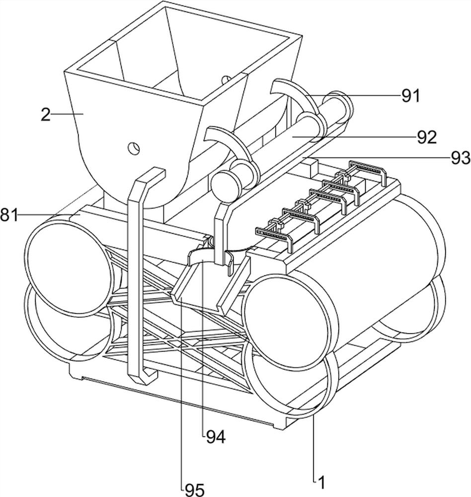 Sandy soil preliminary separation equipment for construction