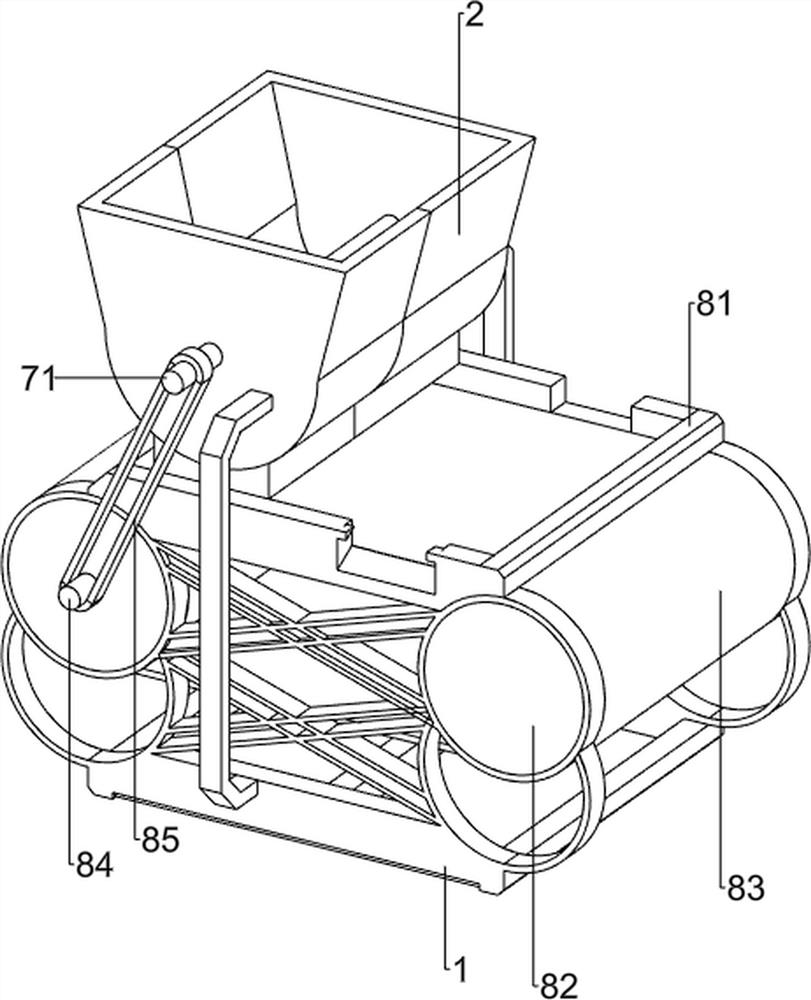 Sandy soil preliminary separation equipment for construction