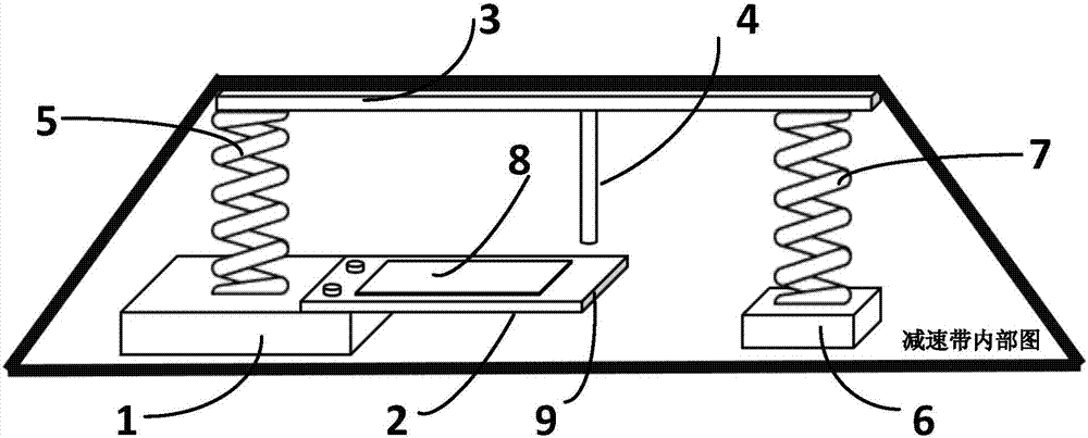 Piezoelectric energy harvester and its harvesting circuit applied to road speed bumps