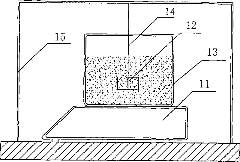 Device for detecting density of aluminum-nickel-cobalt permanent magnet alloy pressed blanks