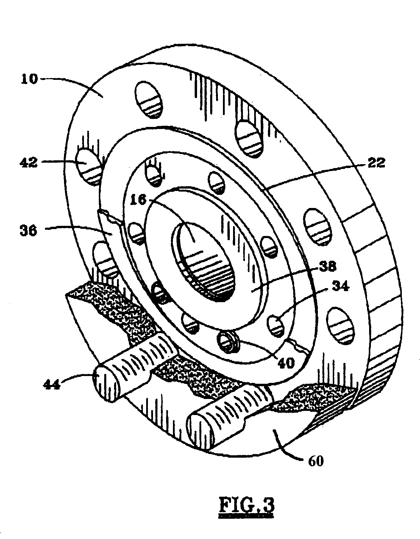 Jacketed pipe flange