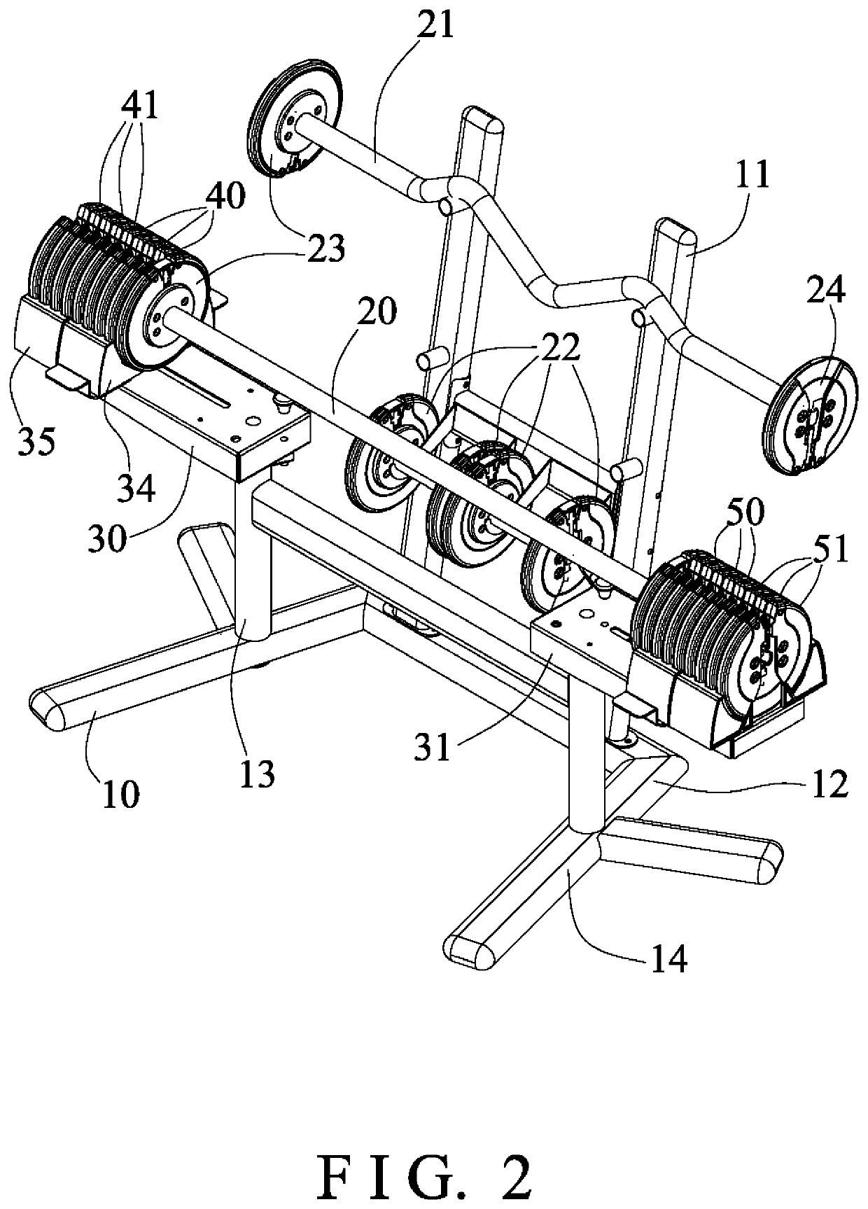 Dumbbell and barbell supporting system