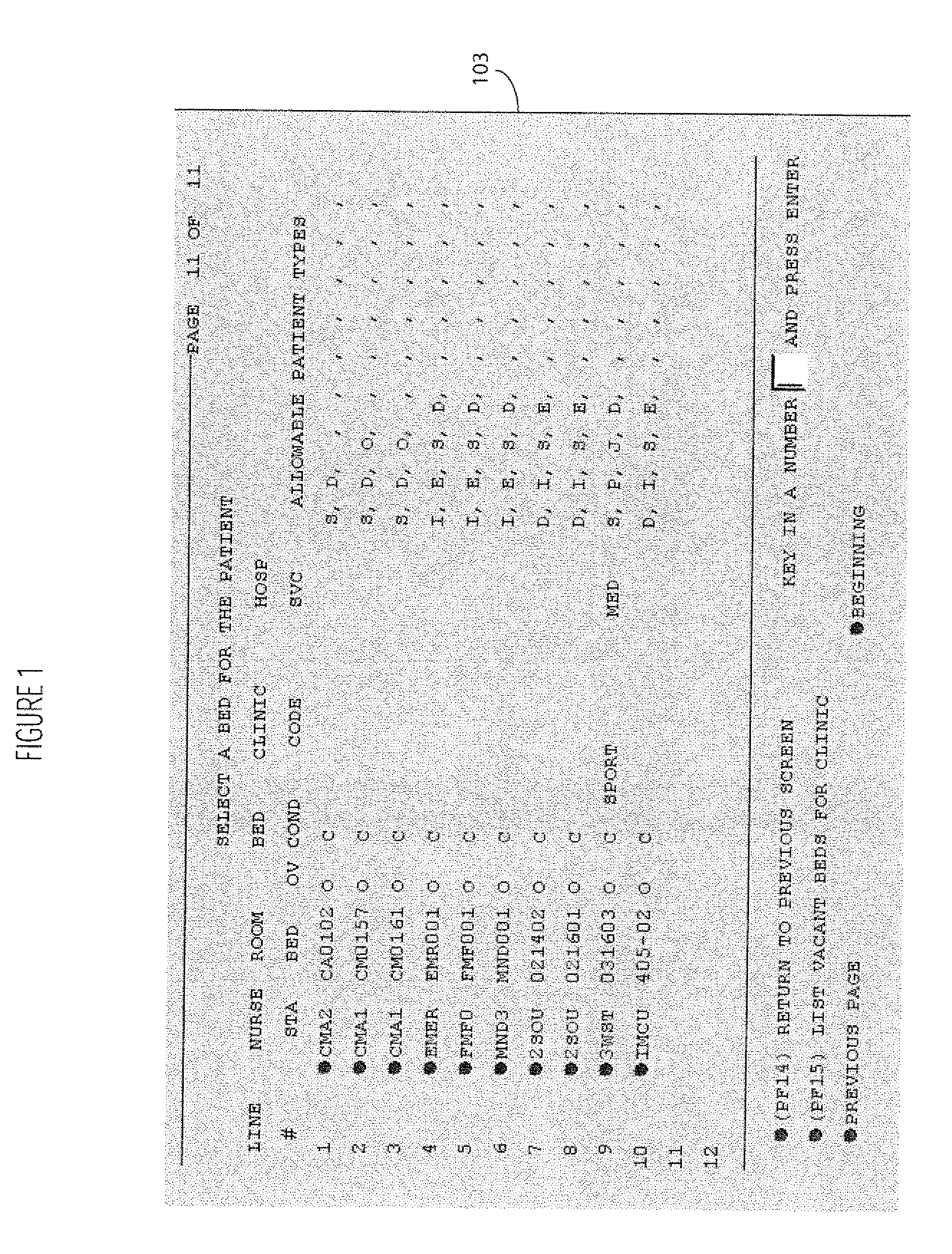 Patient Bed Search System