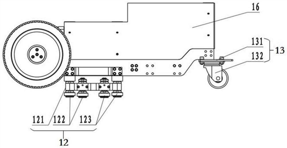 Steel rail rust removal robot