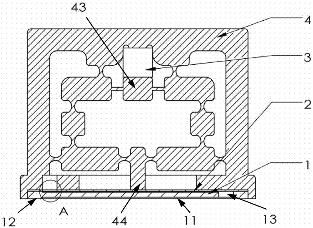 Piezoelectric valveless micropump suction cup based on parallel connection compliant mechanism