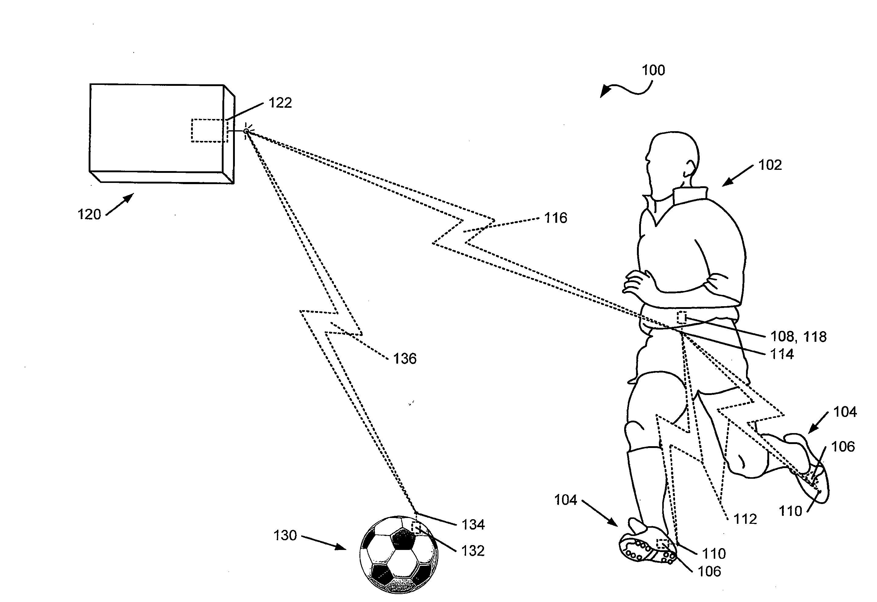 Athletic Performance Monitoring Systems and Methods in a Team Sports Environment