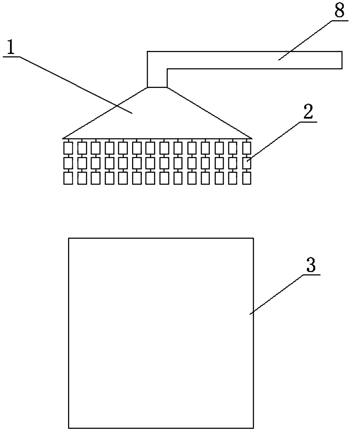 Dust removal equipment for melting furnace