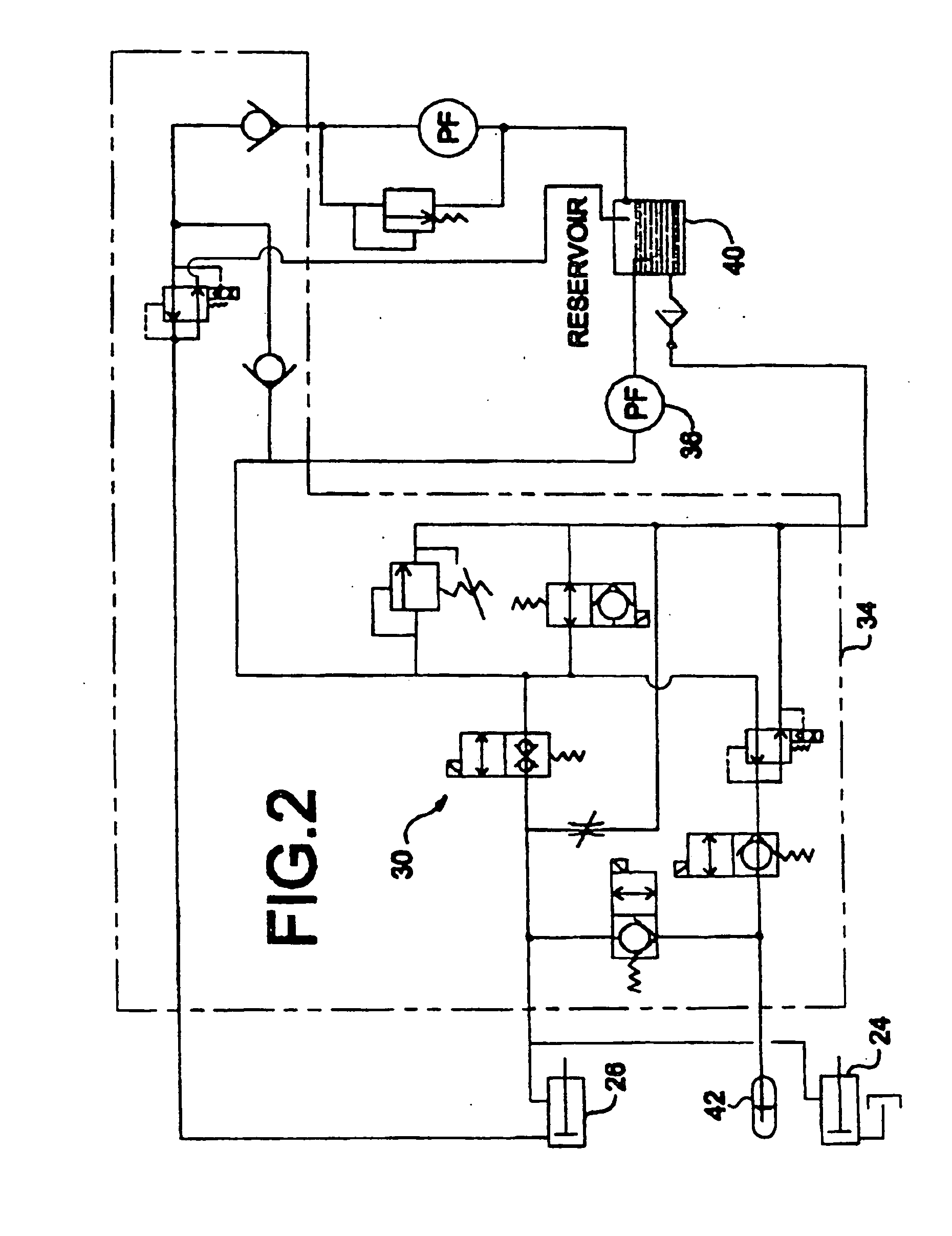 Method and apparatus for controlling a windrower header flotation system during removal of the header