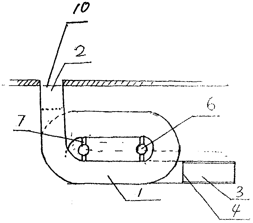 Seismic fireproof sinuous escape passage special for multiple floors