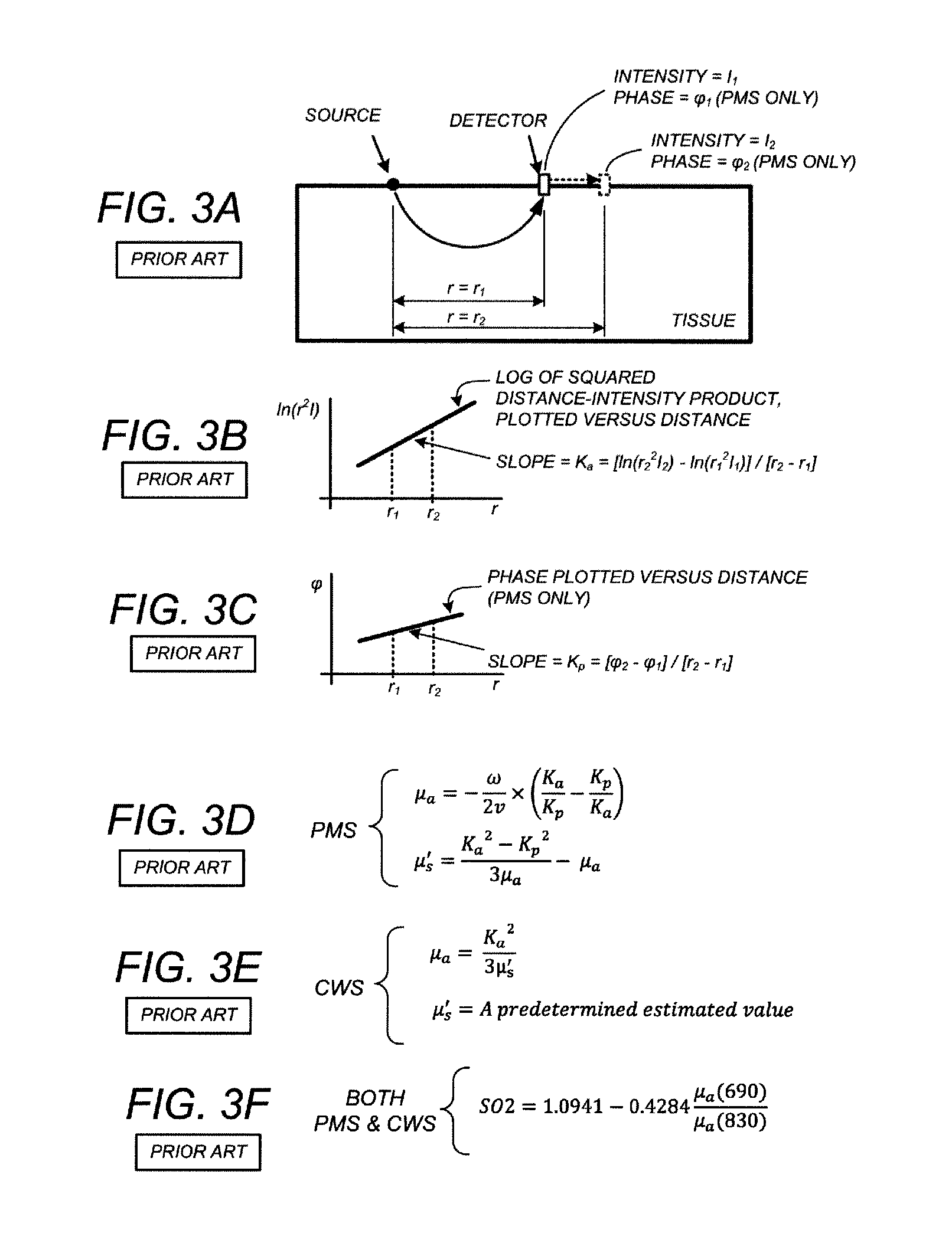 Patient Monitoring Using Combination of Continuous Wave Spectrophotometry and Phase Modulation Spectrophotometry