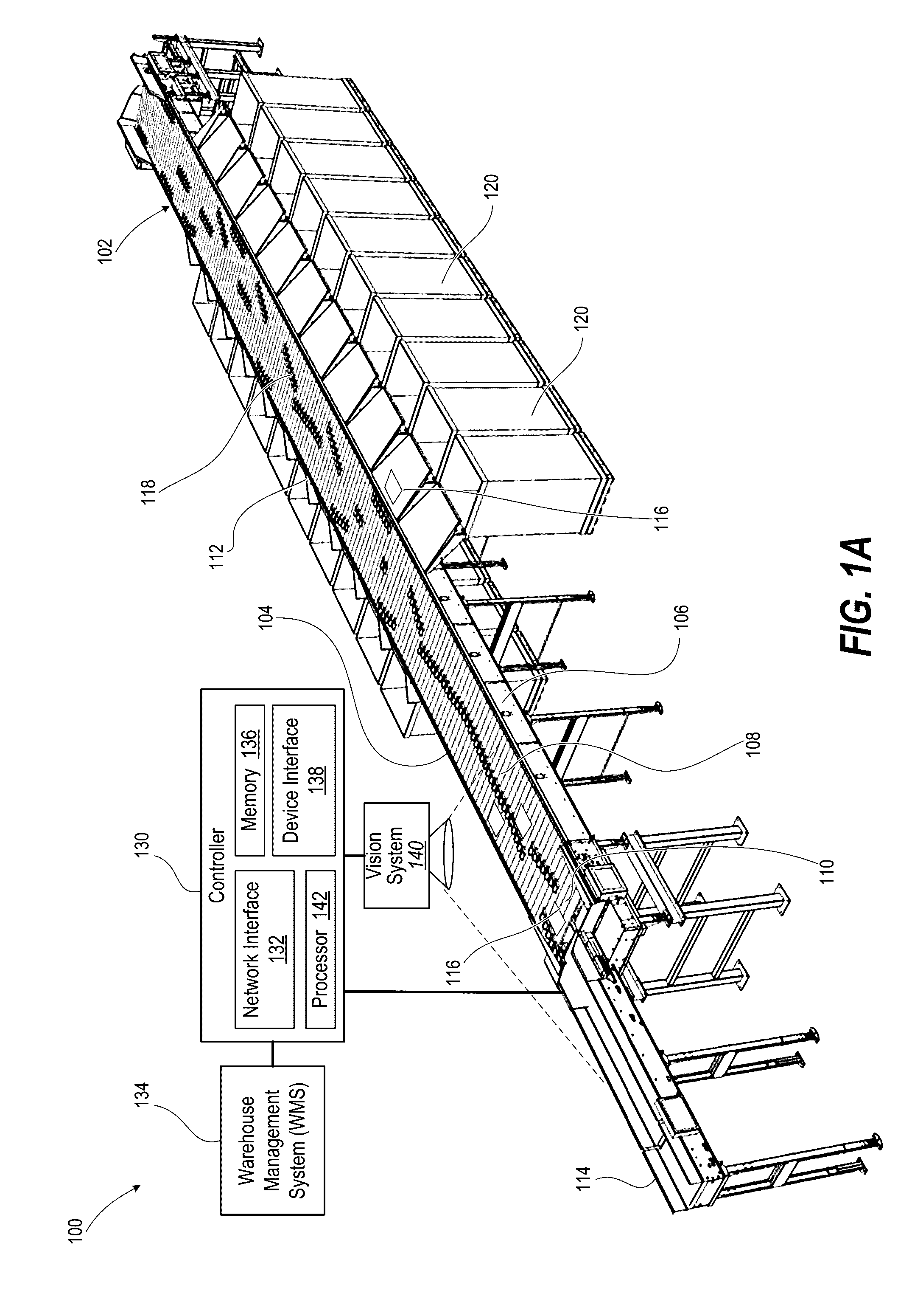 High-speed, dual-sided shoe sorter with offset induct