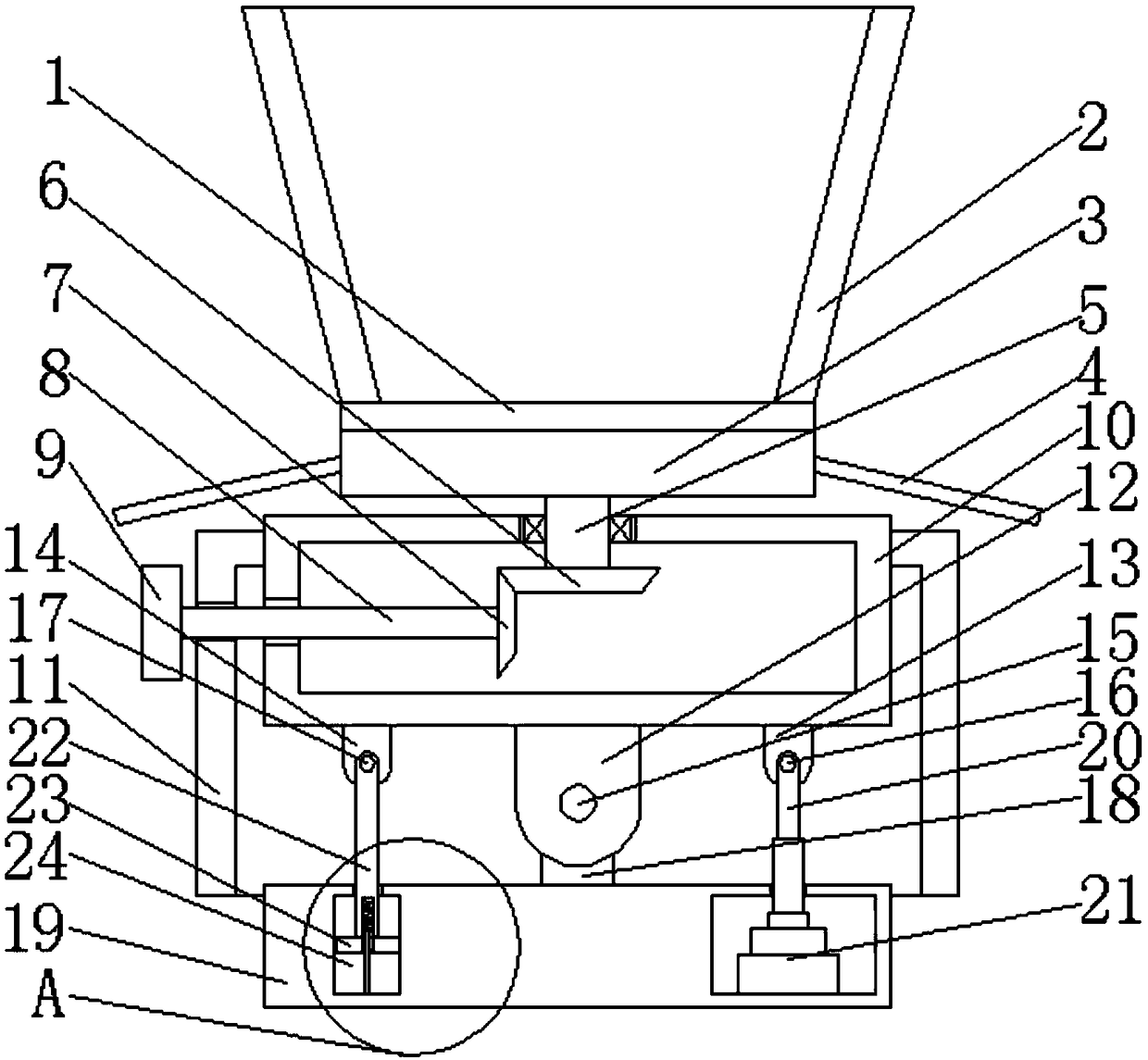 Flower planting pot with display function and function of adjusting illumination angle