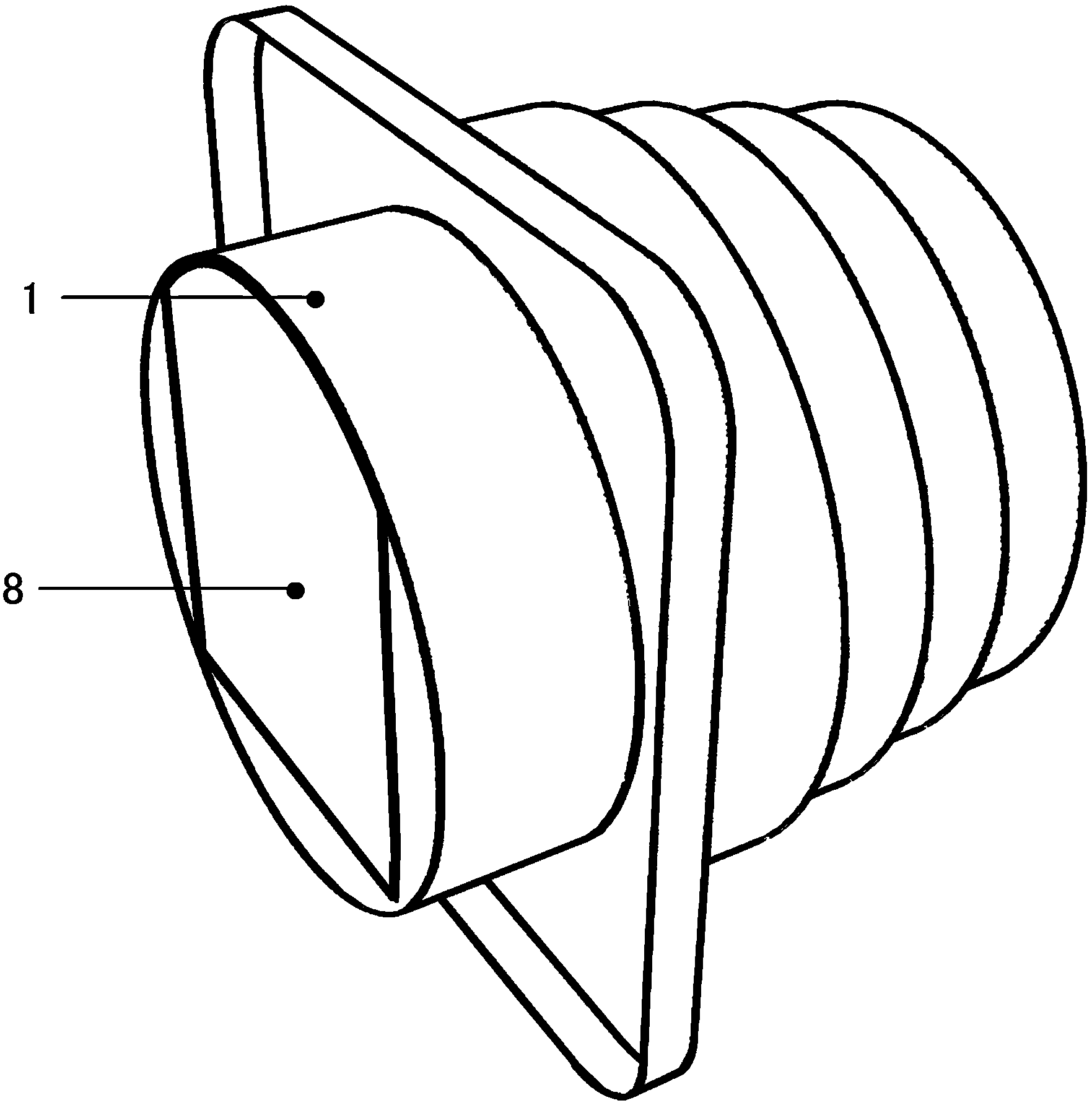 Check valve with double fireproof valves for smoke flue