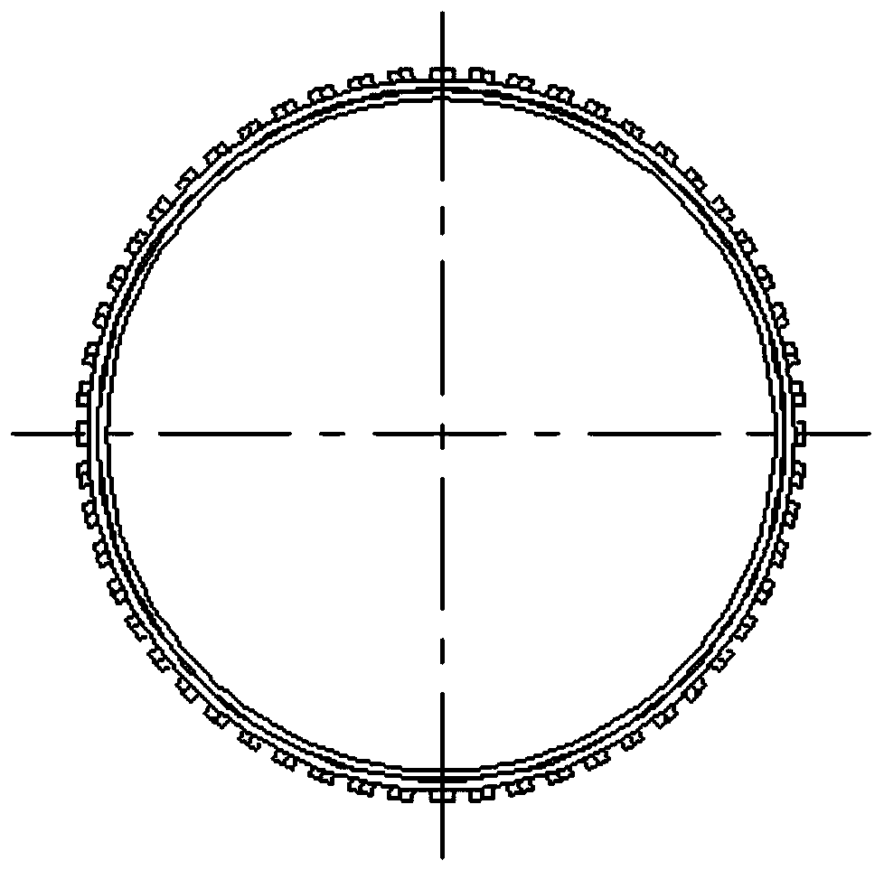 Preparation method for seal head-free fiber reinforced resin-based composite material combustion chamber shell of rocket projectile