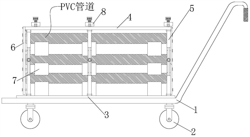 A pvc pipe conveying fixture for sewage discharge