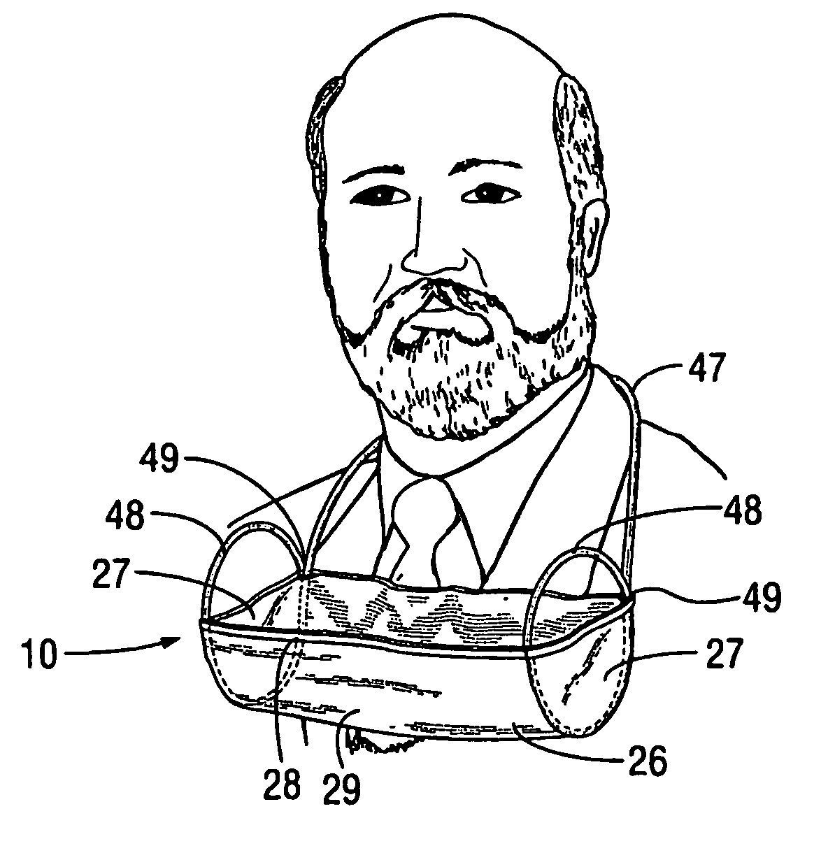 Facial hair trimmings catcher