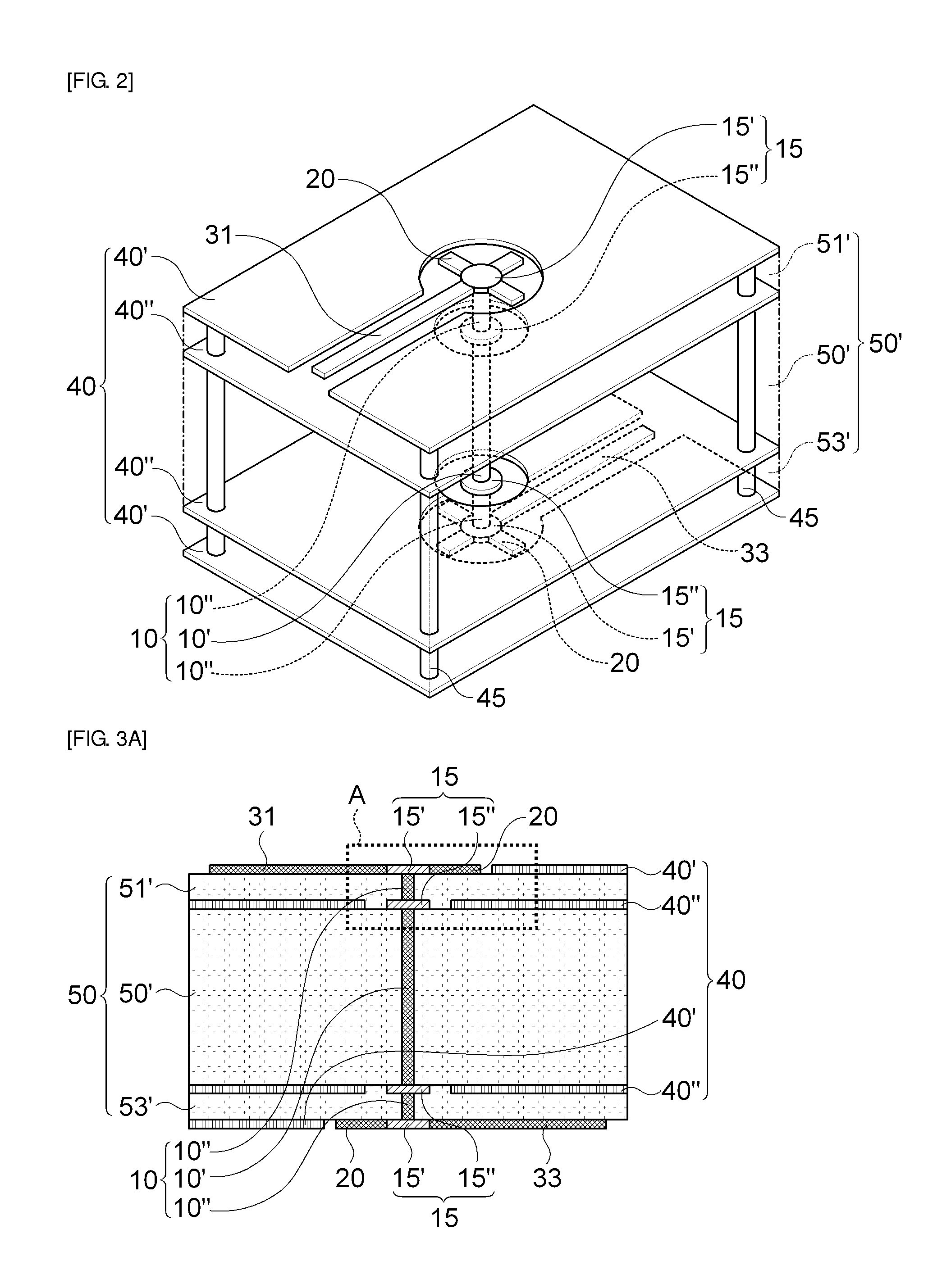 Via structure having open stub and printed circuit board having the same