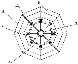 Openable skirt type steel reinforcement cage of reamed pile