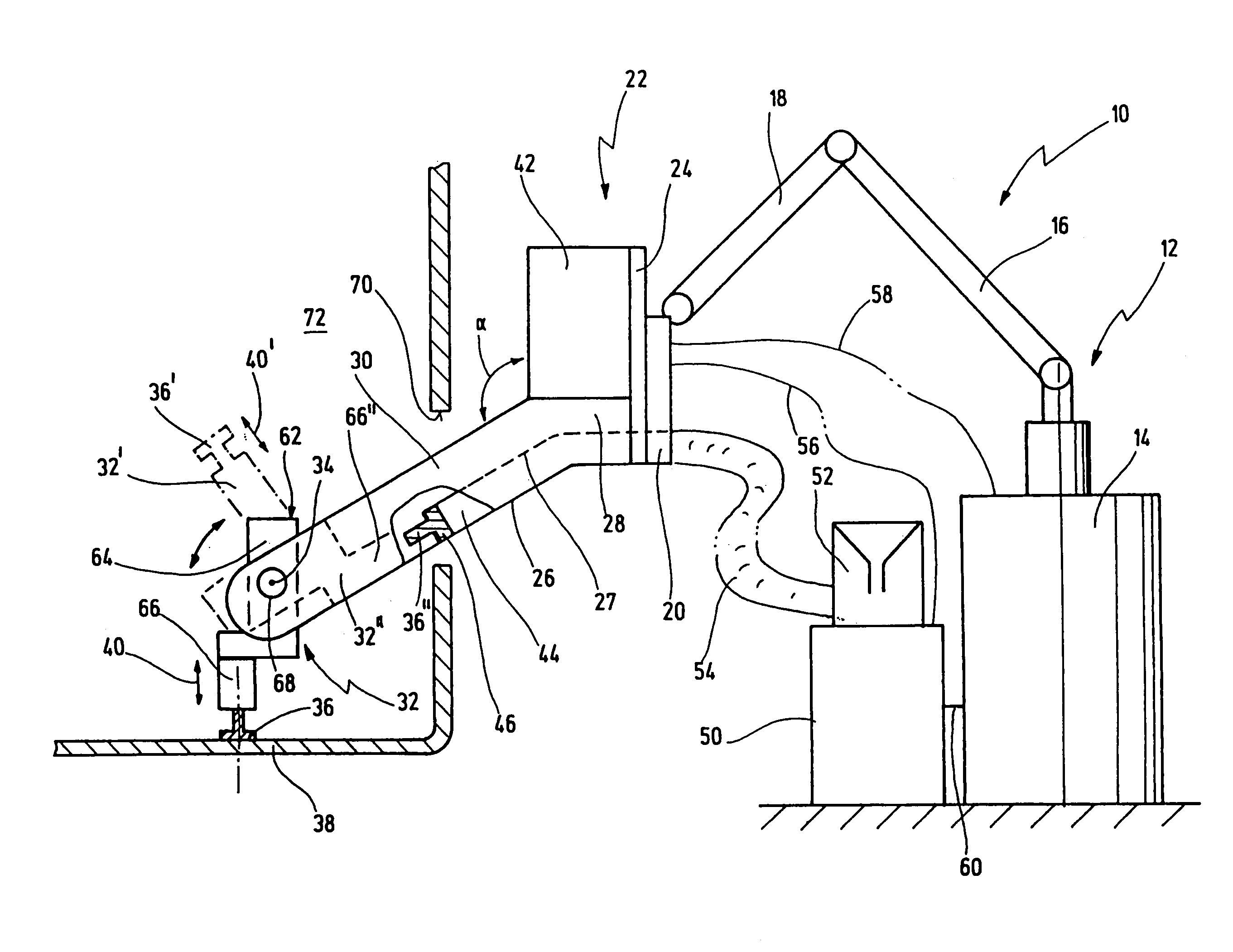 Joining system head, joining system, and method of feeding and joining elements