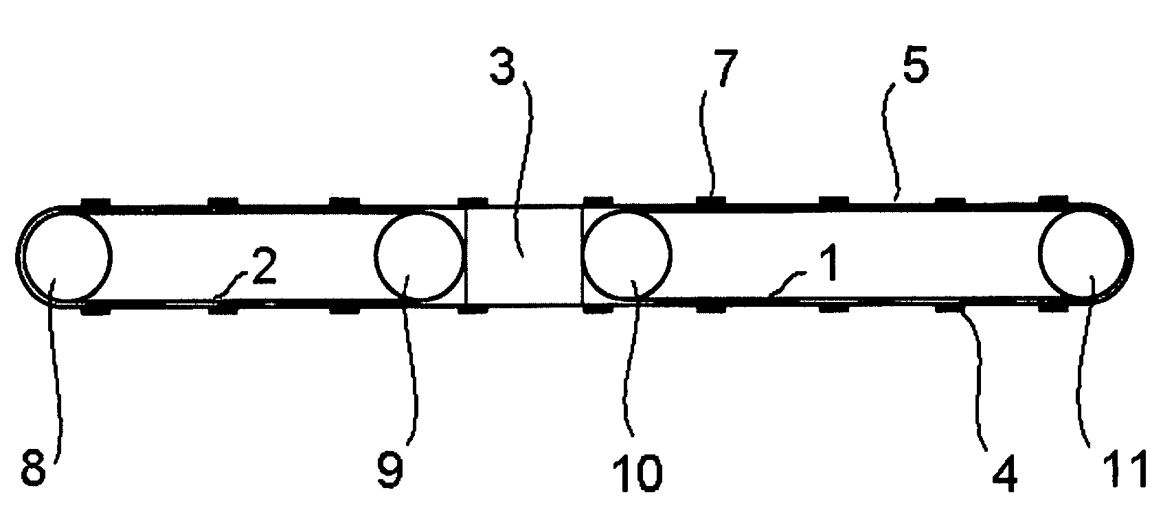 Device and method for optically scanning a machine-readable label applied to an object