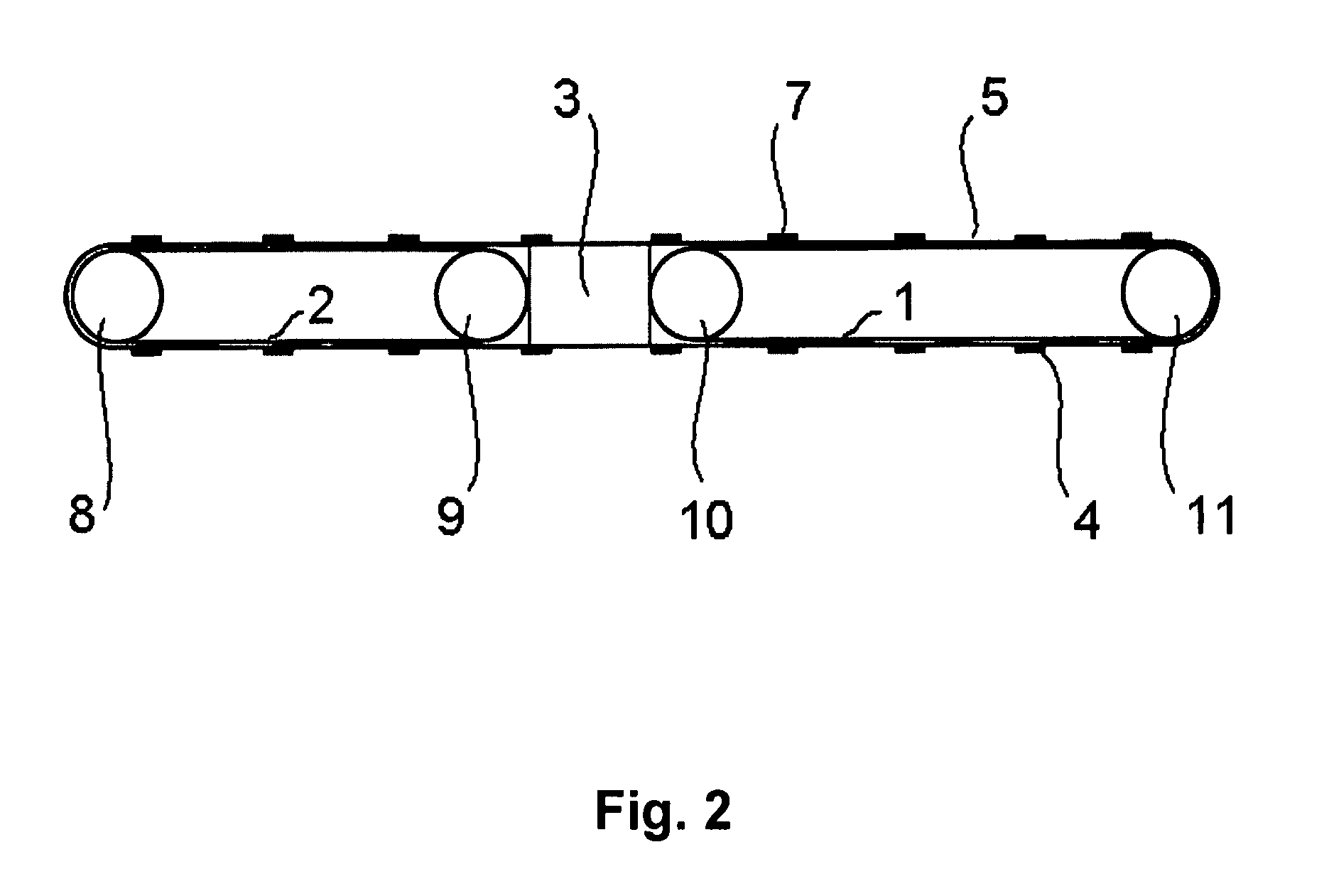 Device and method for optically scanning a machine-readable label applied to an object