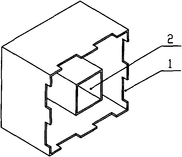 External flow four-opening type pot opening