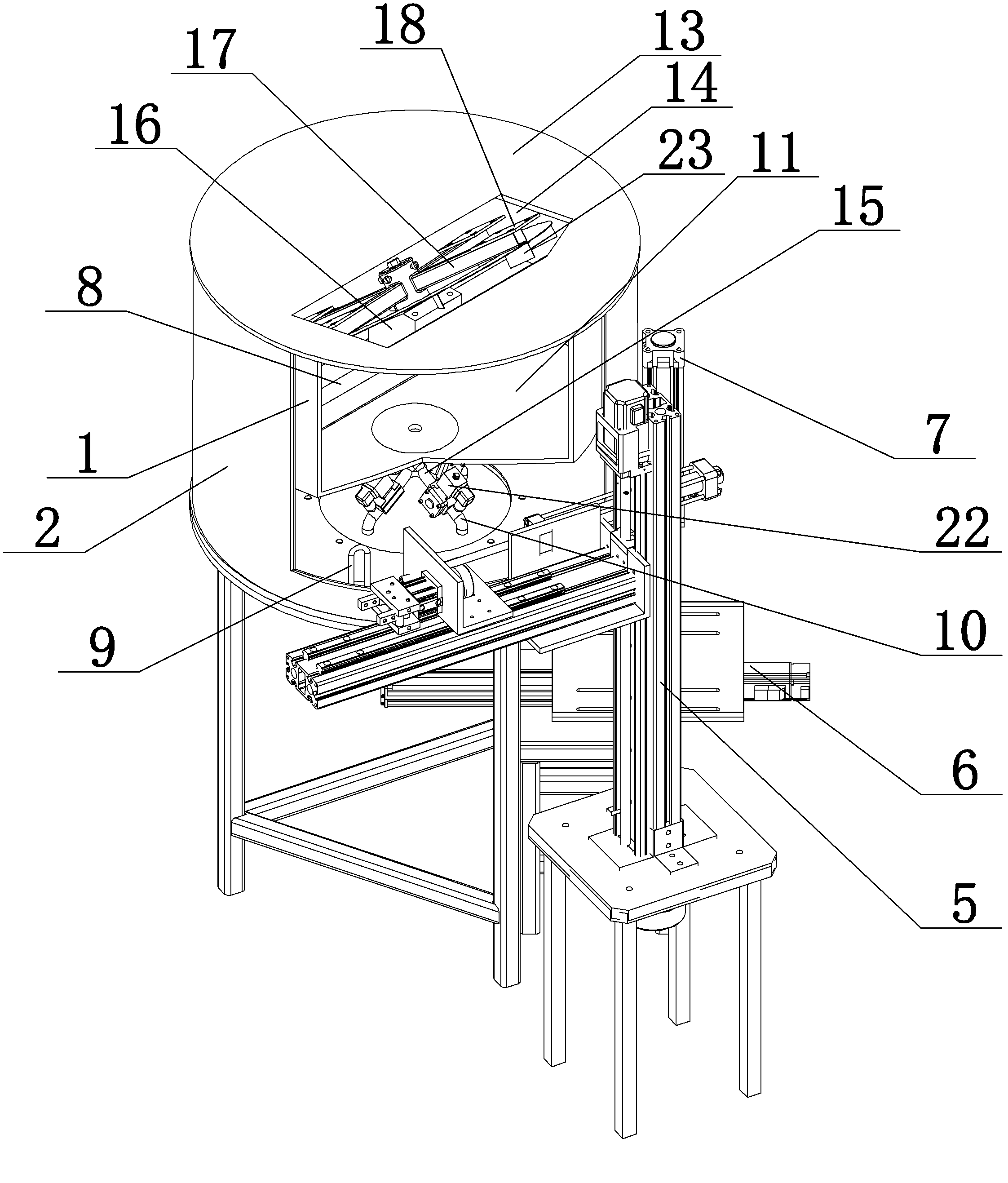 Filling and recovering device for low-melting-point alloy