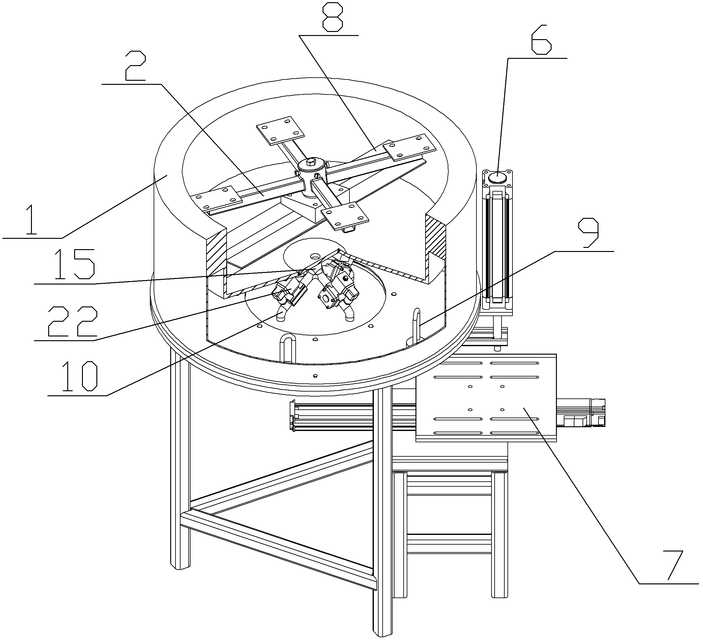 Filling and recovering device for low-melting-point alloy