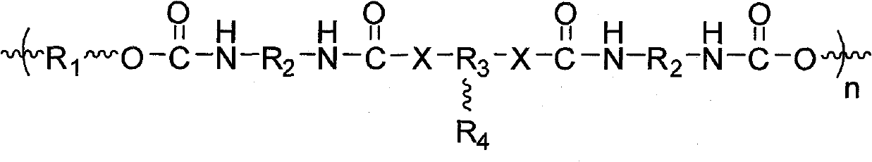 Fluorine-containing polyether graft modified aqueous polyurethane and preparation and application thereof