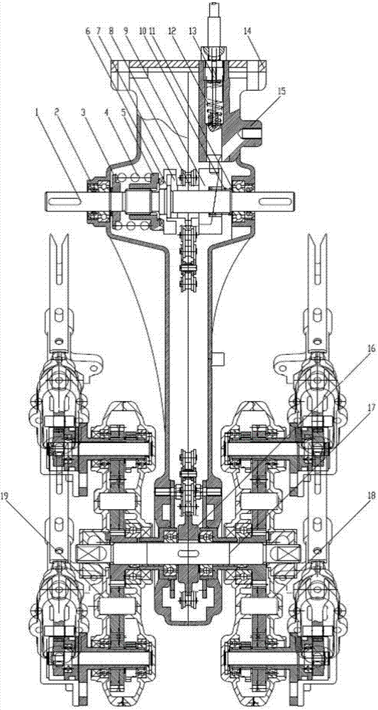 Device and method for planting rice seedlings with narrow row spacing