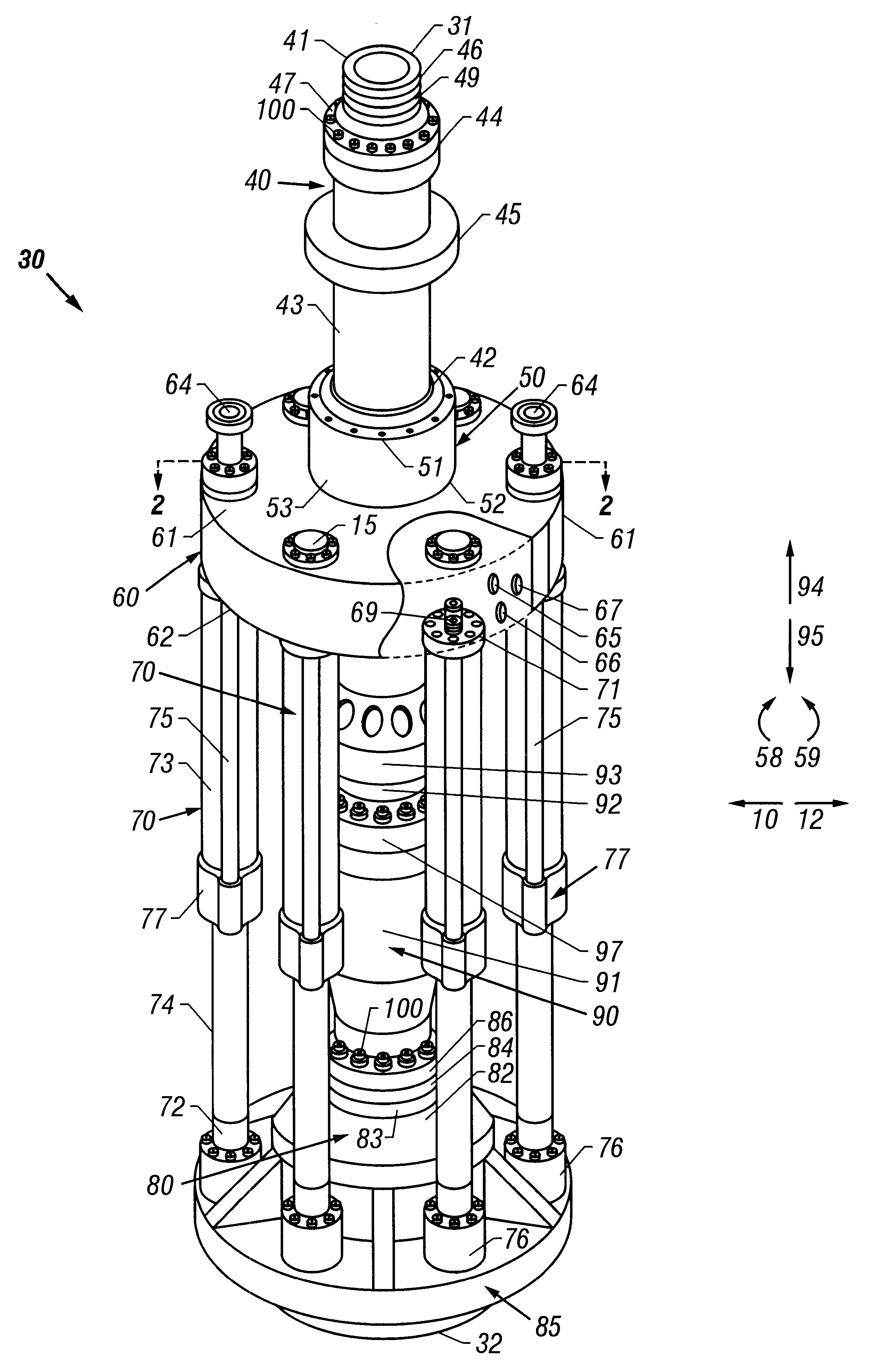 Tensioner/slip-joint assembly