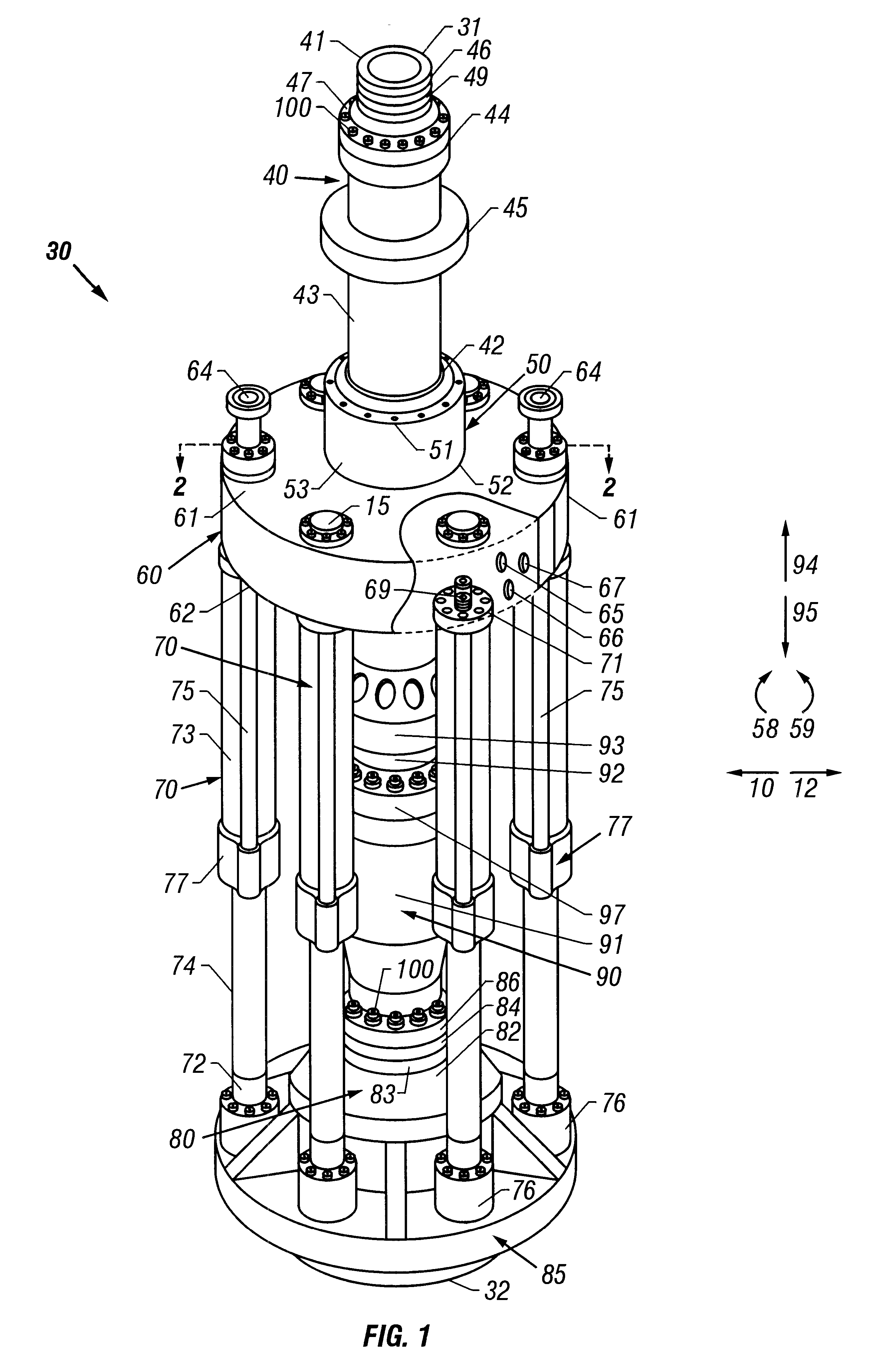 Tensioner/slip-joint assembly