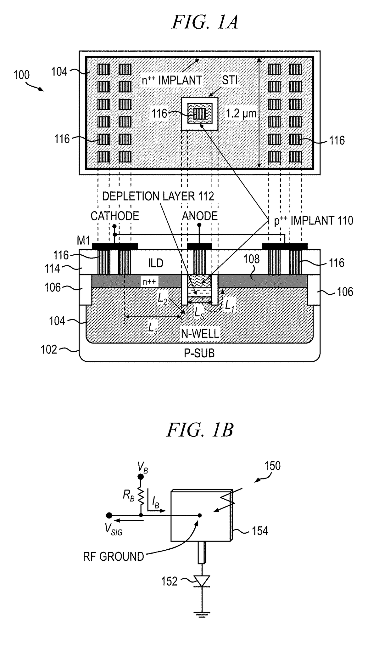 Terahertz detector comprised of p-n junction diode