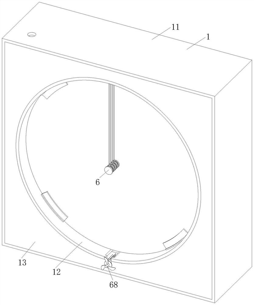 A self-cleaning exhaust fan for a textile factory