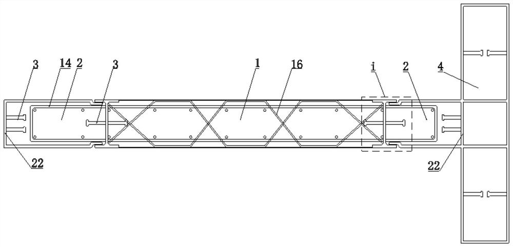 Fabricated steel-concrete composite shear wall and construction method