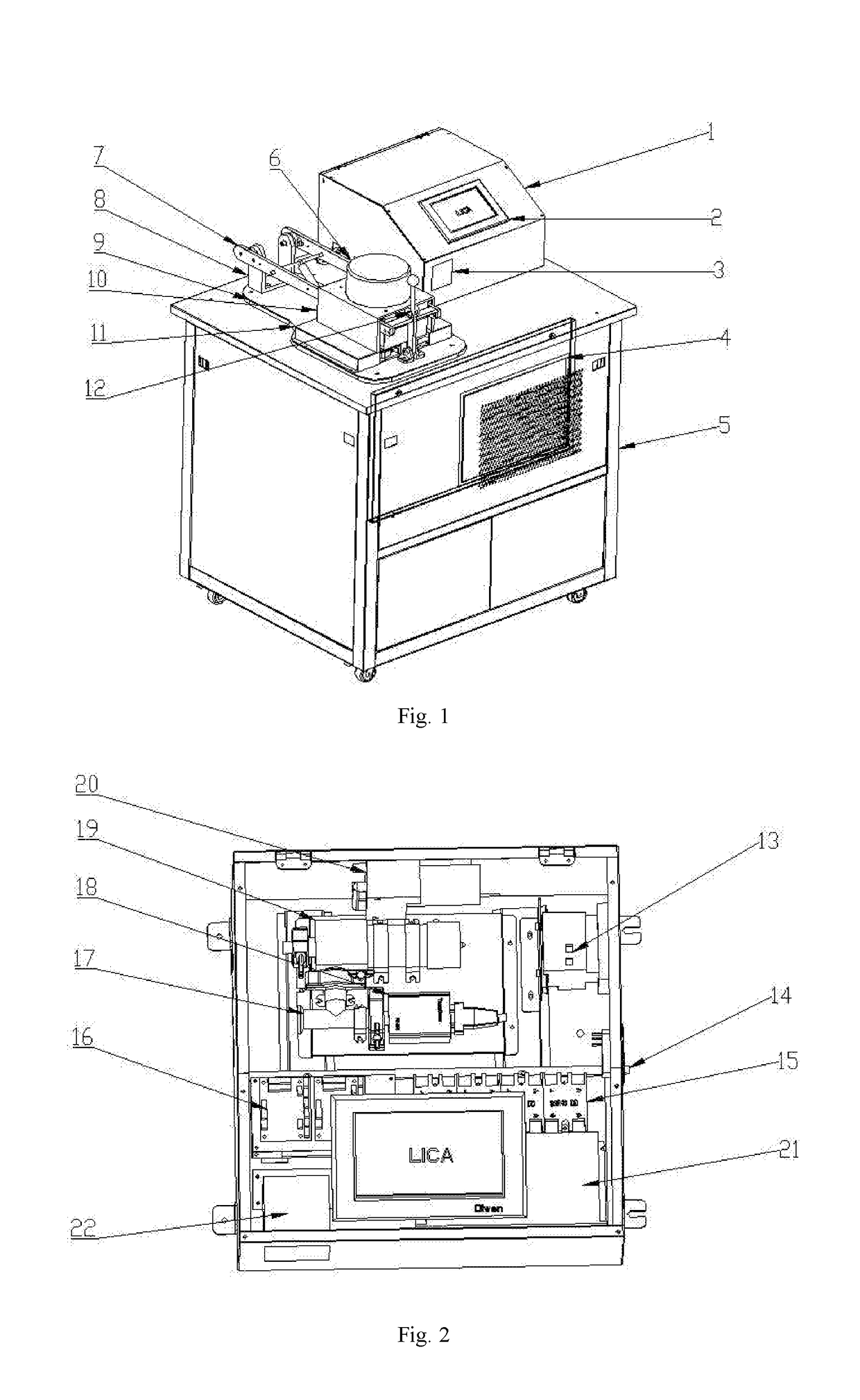 Apparatus for full-automatic, ultra-low pressure, fractionation-free and non-destructive extraction of water