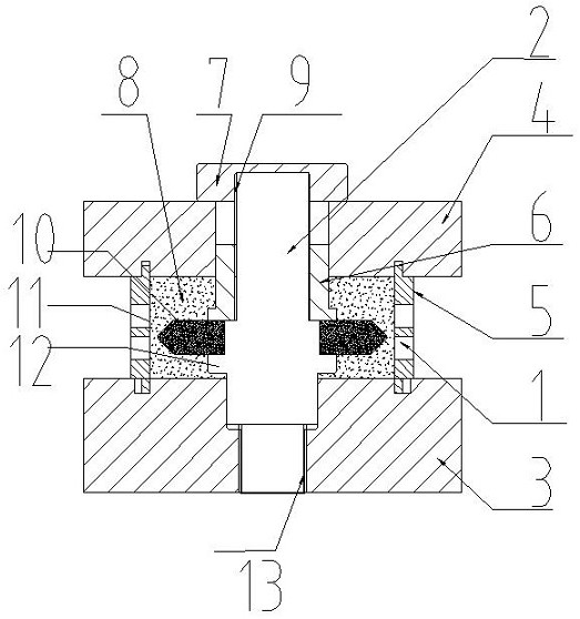 Superhard material electroplated grinding wheel abrasive rearrangement and uniform distribution sanding device and method