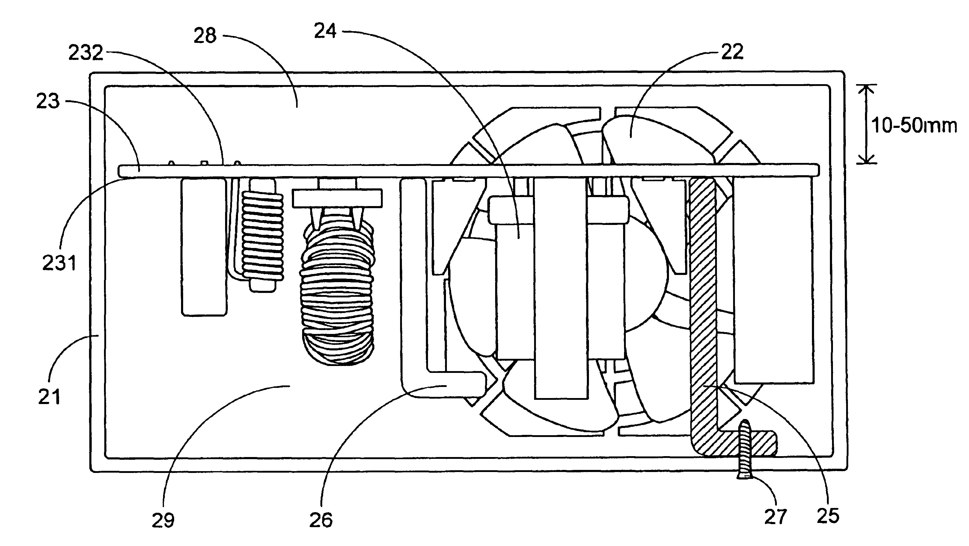 Heat-dispersing module of electronic device