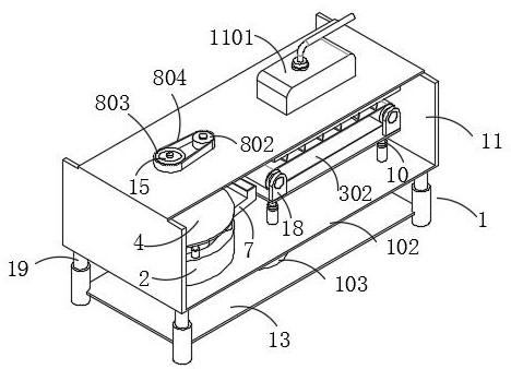 Granulating device for chicken feed production