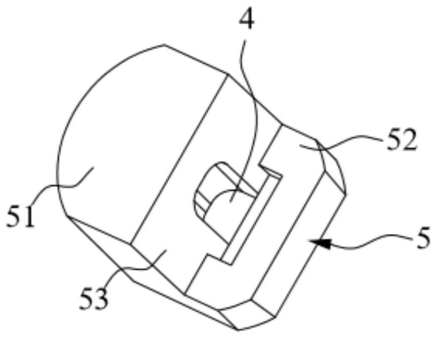 Microphone mounting structure and wireless earphone