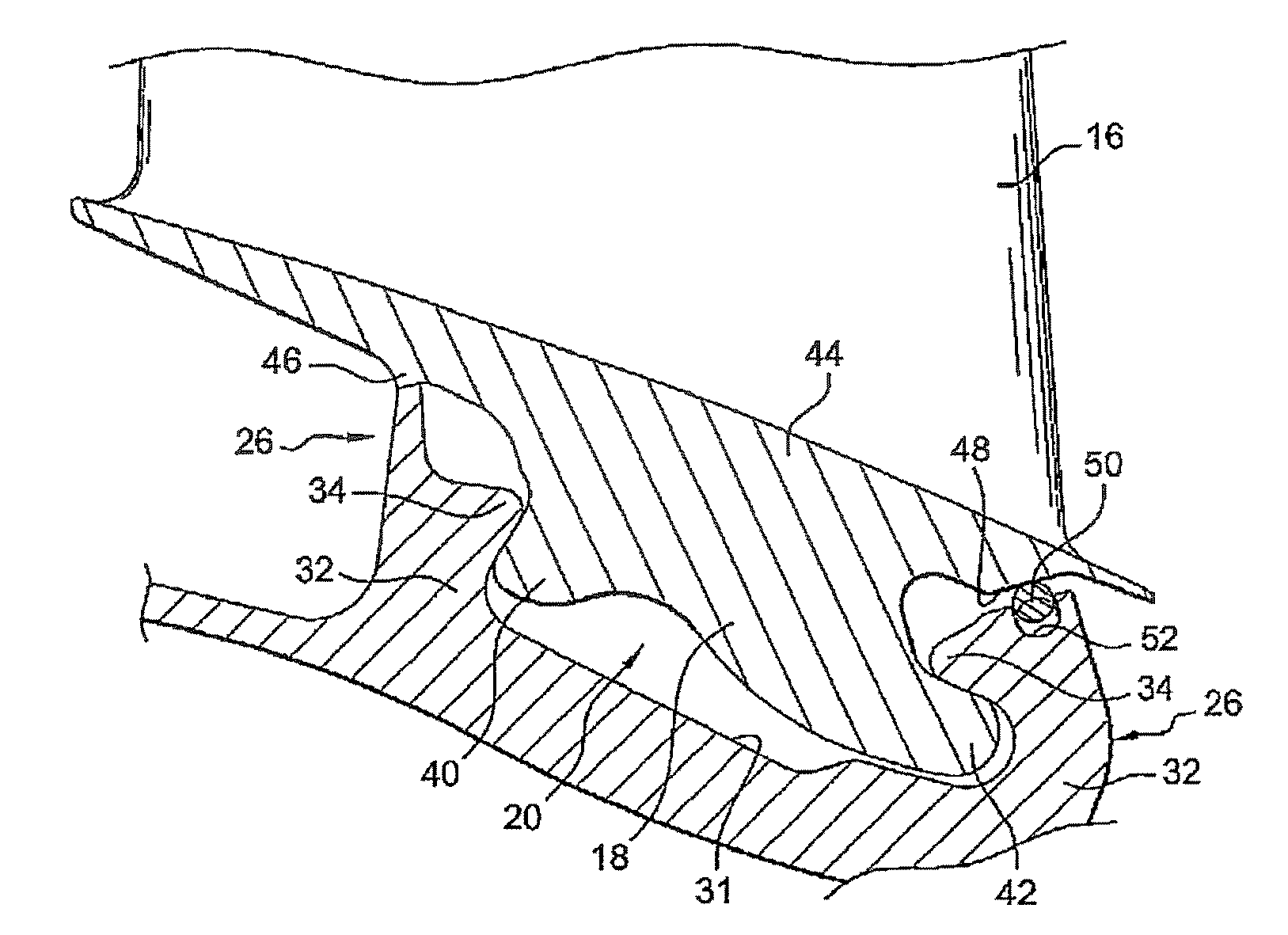 Turbomachine rotor wheel