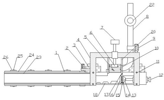 A water flow state conversion device inside a rigid pipeline