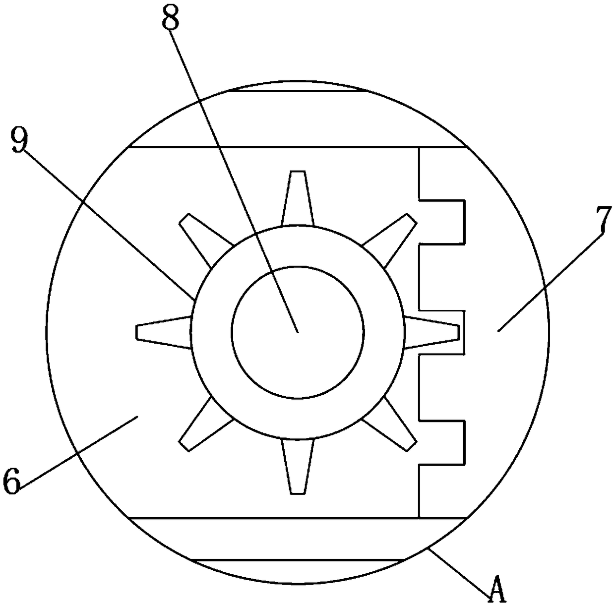 Device for bulge test and leakage test of casing