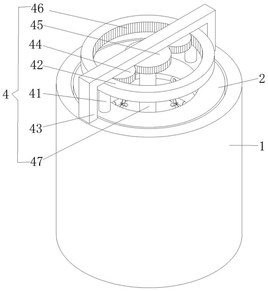 Aluminum alloy semi-solid slurry preparation device