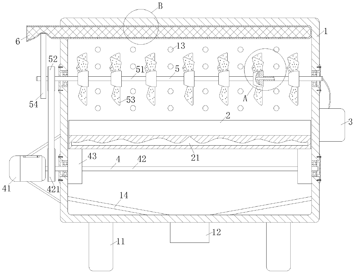 Low-temperature hot air circulation vacuum combined drying method for chrysanthemum