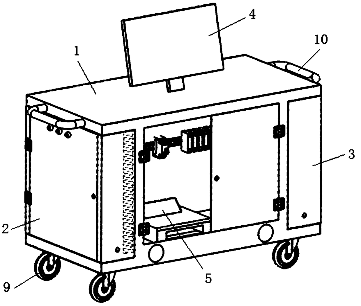 Wireless joint debugging and testing system of wind turbine generator system