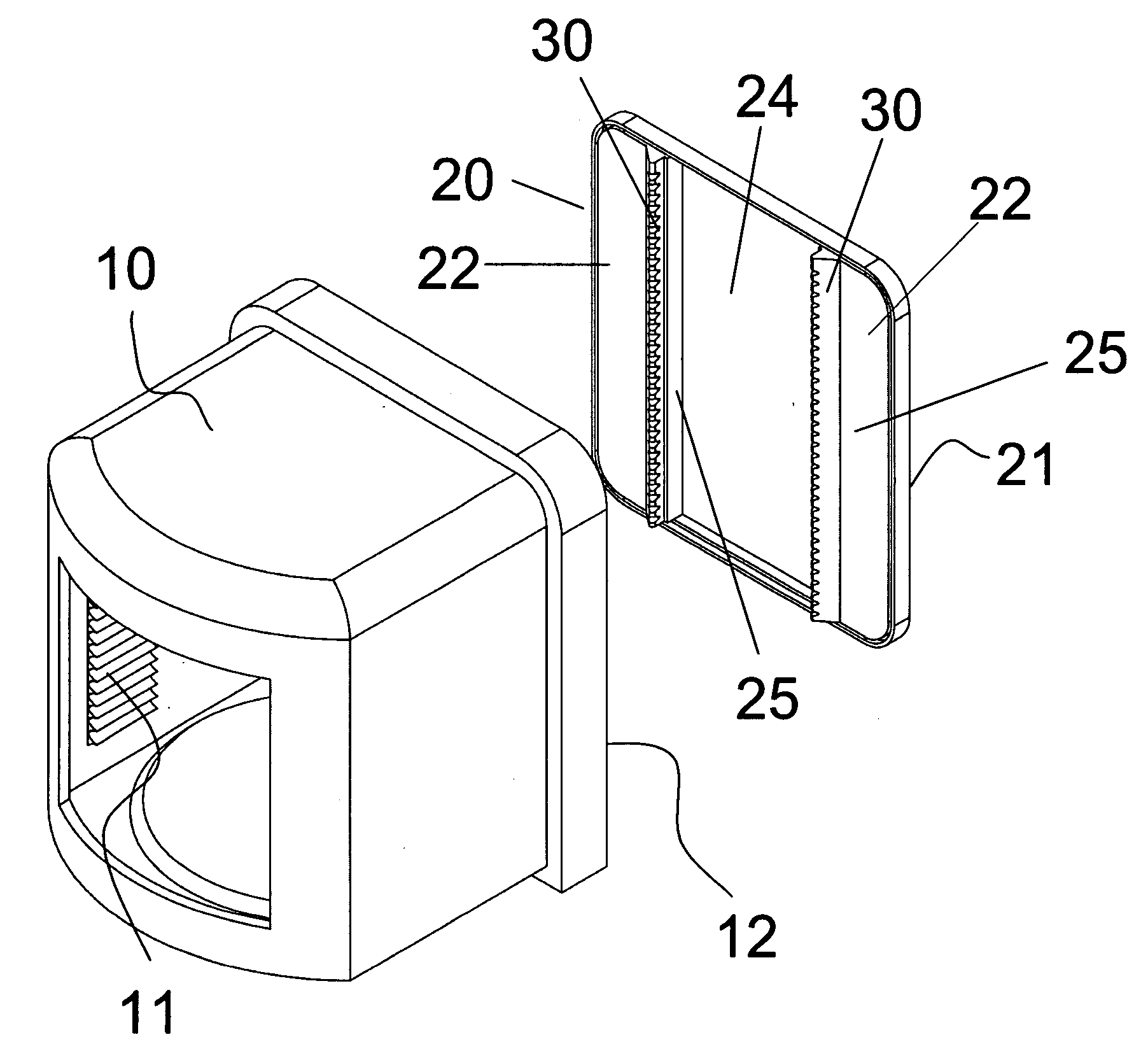 Wafer Container with Integrated Wafer Restraint Module