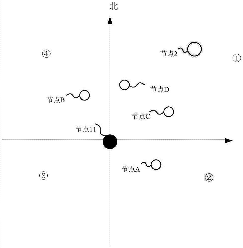 Content-centric multi-hop cellular network routing method and device