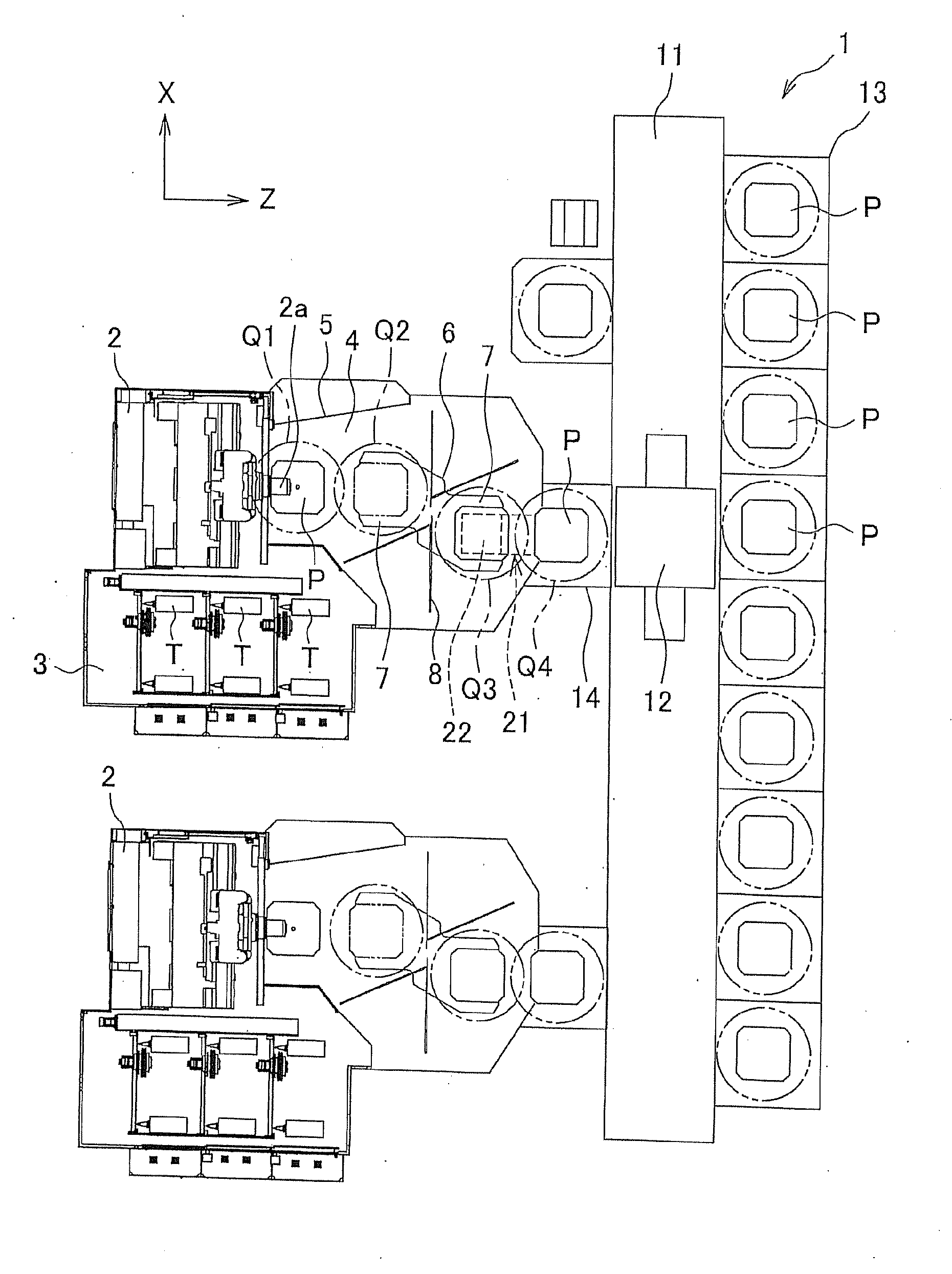 Pallet transfer system