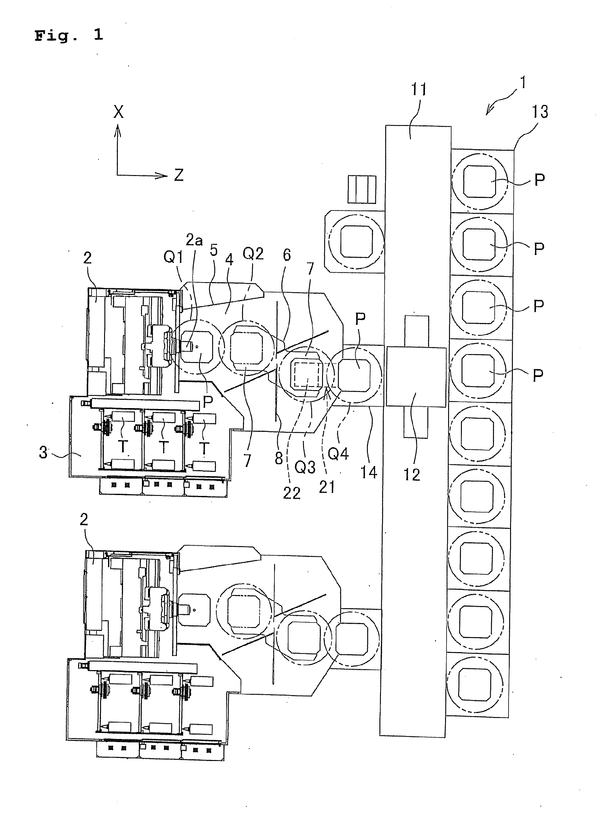 Pallet transfer system